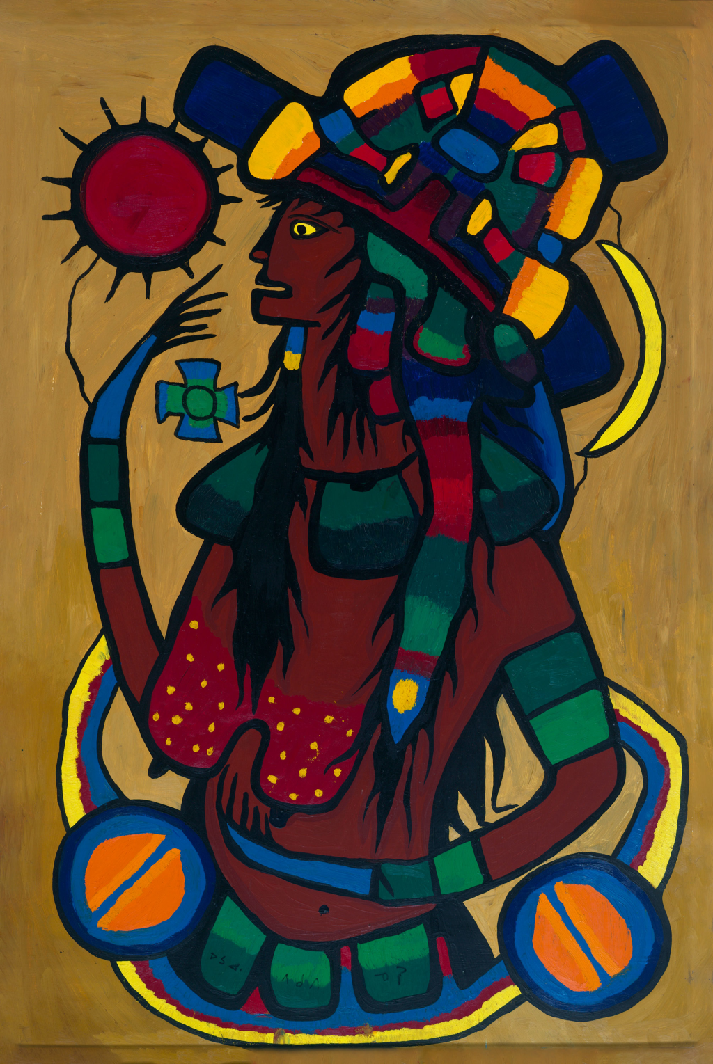 Painting of a female spiritual figure