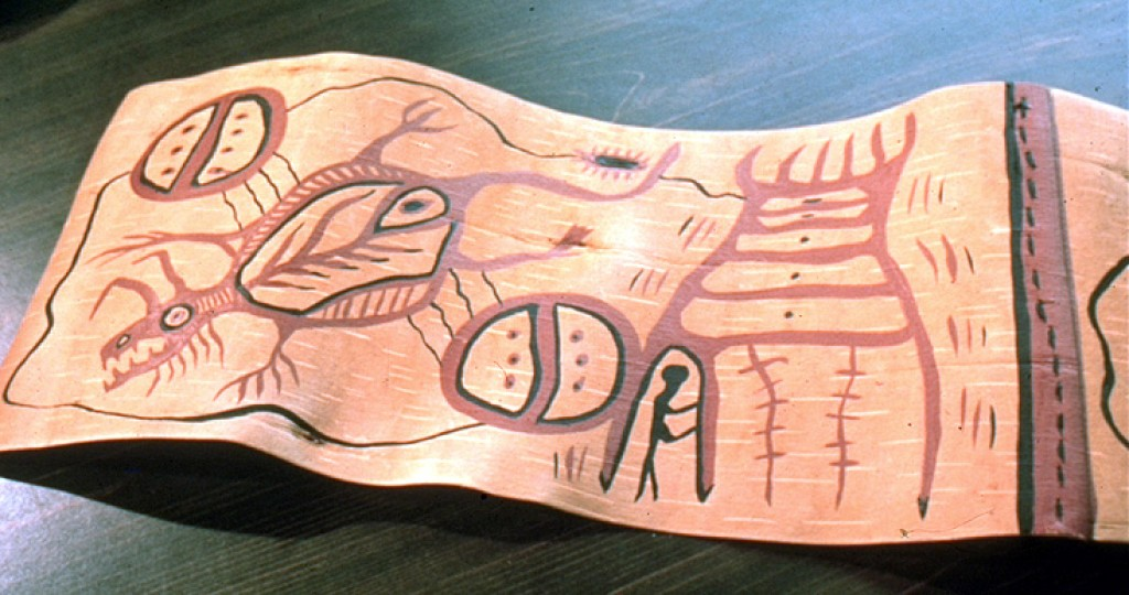 Picture of a birchbark painting
