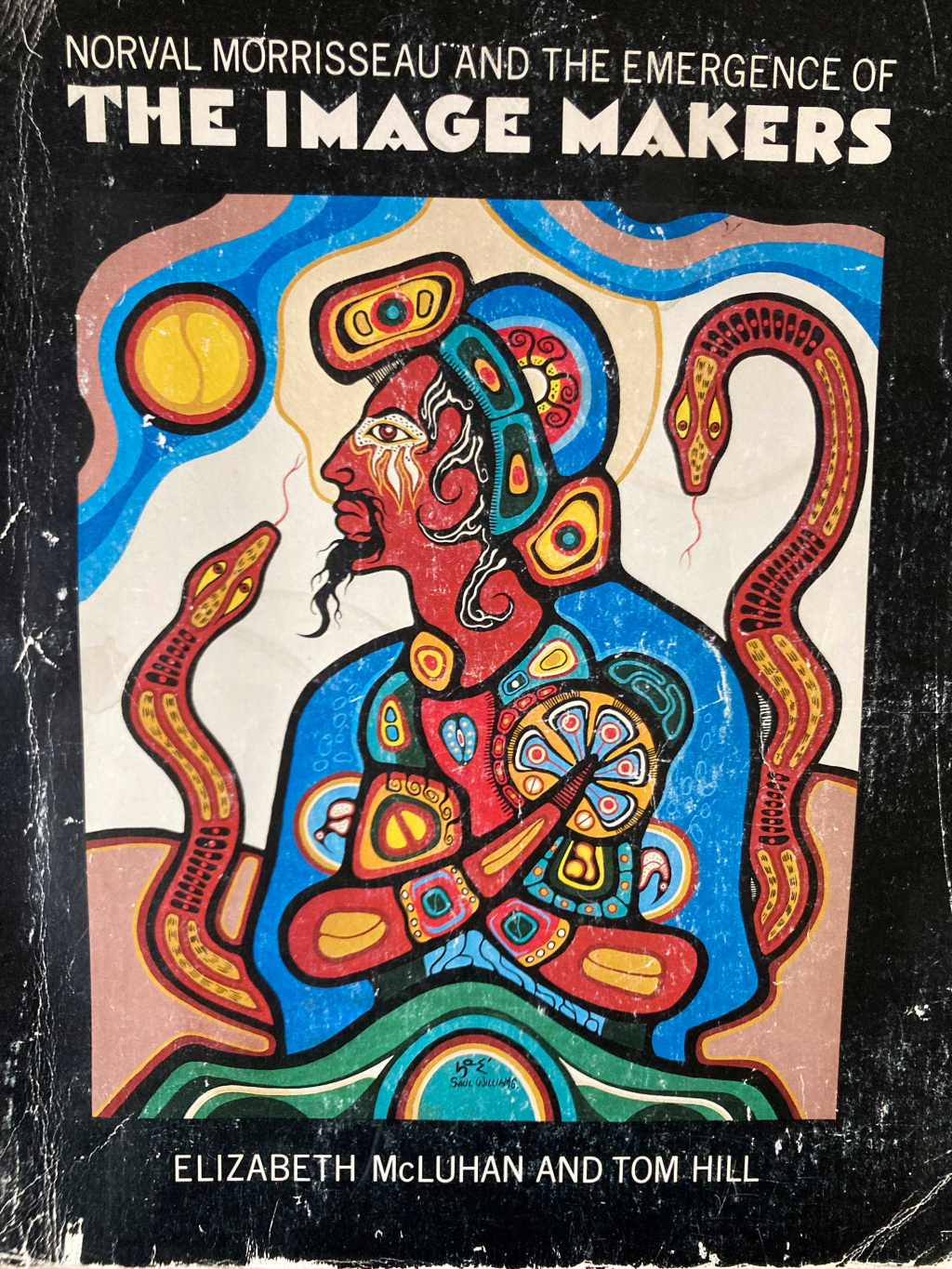Painting by Saul Williams, which served as the cover of a catalogue